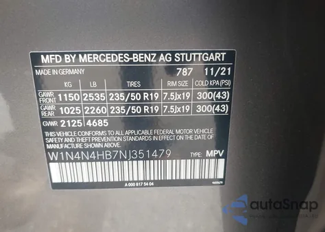 2022 Mercedes-Benz Gla 250 4Matic from USA, damaged, VIN W1N4N4HB7NJ351479